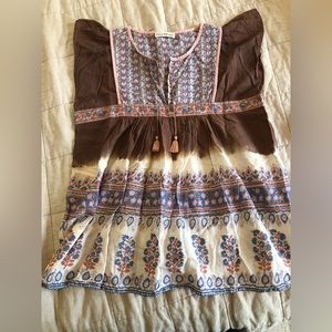 Ulla Johnson ombré tie-dyed top, size 6